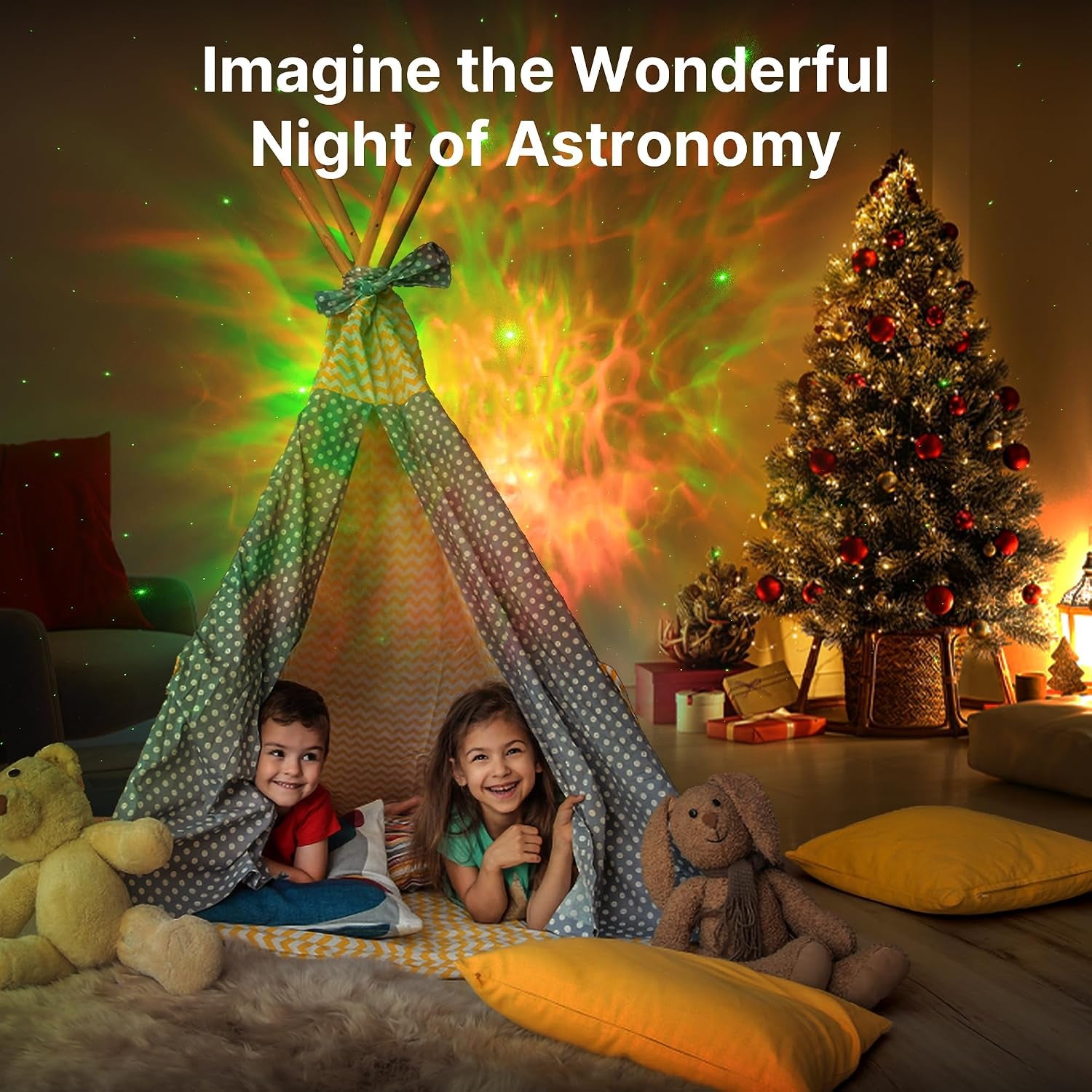 Proyector De Cielo Estrellado Astronauta, Proyector Galaxy LED Con Mando a Distancia, 8 Modos De Nebular, Rotación De 360°, Lámpara Para Niños Y Adultos, Dormitorio